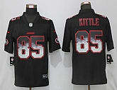 Nike San Francisco 49ers 85 Kittle Pro Line Black Smoke Fashion Vapor Untouchable Limited Jersey,baseball caps,new era cap wholesale,wholesale hats